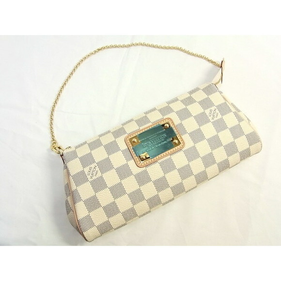 Louis Vuitton Eva Damier Azur 2WAY Shoulder Pochette - Picture 1 of 1
